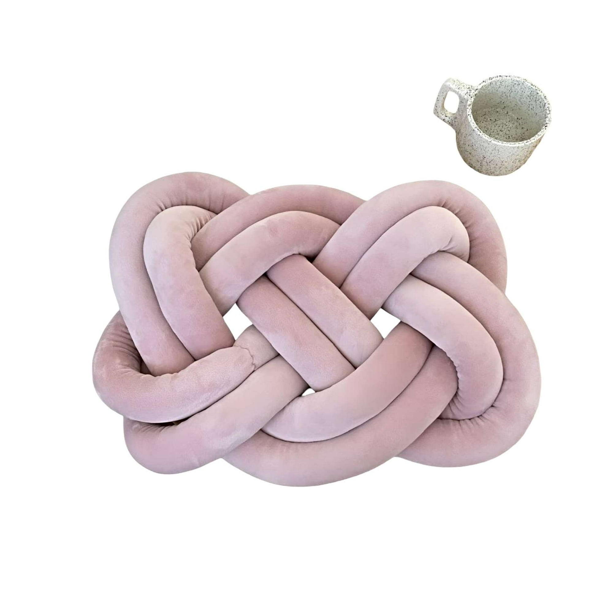 Genérico - Nudo Cojin Grande Rosa 45 Cm
