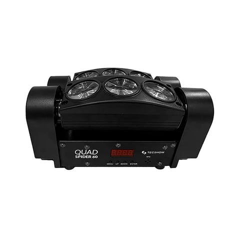 Tecshow Quad Spider 60 Cabeza Móvil Beam