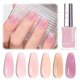 thumbnail image 1 of Set de esmaltes de uñas Beetles Jelly, 6 colores, rosa, nude y morado, 1 of 8