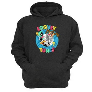 Genérico - Poleron Canguro Dibujos Animados Lt Gris Oscuro Talla Xs Unisex
