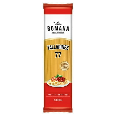 Fideo Pasta Tallarines N°77 Bolsa 400 G La Romana