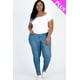 thumbnail image 4 of Top Casual De Punto Acanalado Liso Con Mangas Abullonadas Fruncidas De Talla Grande, 4 of 5