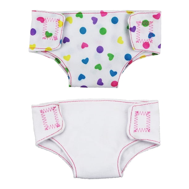 Ropa para muñecas de 18 pulgadas, pañales de tela para niñas americanas, vestido de juguete, accesorios para muñecas, fácil de usar