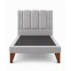 thumbnail image 2 of Cama 1,5 plaza Milano + Respaldo 1,5P Milano Gris Claro, 2 of 5
