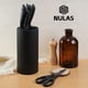 thumbnail image 2 of Juego de cuchillos NULAS de 8 piezas con recubrimiento antiherrumbre y bloque, negro, 2 of 9