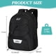 thumbnail image 2 of Mochila deportiva WOLT para fútbol juvenil, baloncesto y voleibol, negra, 2 of 7