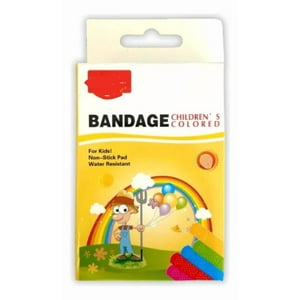 Genérico - Pack 5 Parches Curitas Infantil Heridas Colores Lau