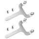 thumbnail image 4 of Kits de tuercas de bandera de pasador de barra automotriz para XJ 1082, accesorio de repuesto para montaje de choque superior trasero, 4 of 5