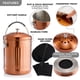 thumbnail image 5 of Cubo De Compostaje Premium De Acero Inoxidable De 5 Litros Y 1 3 Galones, 5 of 8