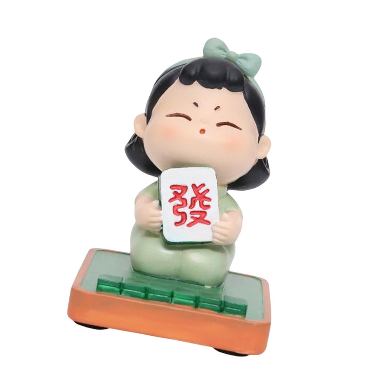 Bothyi - Soporte Para Teléfono Celular Decoración Portátil Estatuilla De Escritorio De Resina Para Mesa De Comedor Mahjong