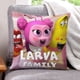 thumbnail image 1 of Familia Larva Fundas de almohada de terciopelo con tema, regalos de funda de almohada, decoración para el hogar, cojín de lanzar, regalo de cumpleaños para fans y parejas.30*30cm., 1 of 6