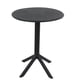 thumbnail image 1 of Mesa Cocina Terraza Jardín Redonda Rostad 77x60x60cm Negra, 1 of 5