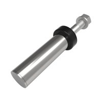 Magideal - Accesorio Práctico Y Potente Para Racks, Compatible Con Soportes Para Discos De Pesas, Organizadores De Discos Y Equipos De Ejercicio De Tubo Cuadrado Tapón De Acero Inoxidable