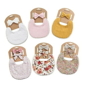 Genérico - Set Babero Bebe Bandana Suave Absorbente Rondon