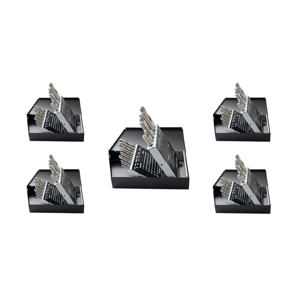 Set de taladros y grifos Accusize Industrial Tools U.N.C., 18 unidades