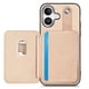 thumbnail image 4 of Funda Billetera Tejida para iPhone 16 Plus con Soporte y Tarjetero Beige, 4 of 4