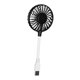 thumbnail image 4 of Mini Ventilador USB Portátil, Ventilador De Escritorio, Cable Flexible Para Viajes, Ligero, Negro, 28x8x2,8 Cm, 4 of 5