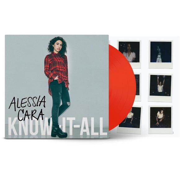 [ LP Alessia Cara Know-It-All vinilo rojo con inserto firmado ]