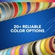 thumbnail image 5 of Filamento para impresora 3D OVERTURE PLA Plus, 1,75 mm, 1 kg (negro), 5 of 8