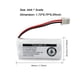 thumbnail image 4 of Baterías para teléfonos inalámbricos Kruta BT162342 BT262342 (paquete de 2), 4 of 7