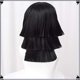 thumbnail image 4 of Peluca de cosplay Wiggy Mermaid Obanai para disfraz de DS, color negro, 4 of 6