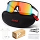 thumbnail image 5 of POLASUP GAFAS LENTES DE SOL Gafas de sol deportivas NY Sunglasses con lentes iridiscentes naranja y verde, protección UV 400. Diseño moderno y ligero, ideales para ciclismo y actividades, 5 of 6