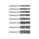 thumbnail image 5 of Juego de cepillos para limpieza de tuberías, cepillos para tuberías de acero inoxidable, cepillo de taladro limpiador de paja versátil para piezas peq 8 piezas, 5 of 5