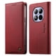 thumbnail image 1 of Funda Billetera de Cuero para [Xiaomi Redmi Note 15 Pro 5G], Bloqueo RFID, Tarjetas y Soporte Rojo, 1 of 5