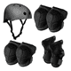 thumbnail image 1 of Set protección niño casco rodillera codera negro, 1 of 3
