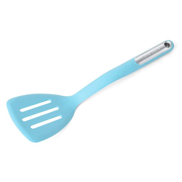 Slotted Turner KitchenAid Classic, 13.5 pulgadas, color aguamarina