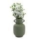 thumbnail image 2 of Florero botella con asas verde, 2 of 2