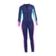 thumbnail image 4 of Traje De Neopreno Para Ni?os Traje De Ba?o De Neopreno De 2,5 Mm Cremallera Frontal Verano Traje Completo Térmico 12 Azul Marino, 4 of 5