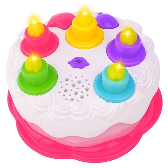 Juguete Pastel de Cumpleaños Love&Mini Musical Interactivo para Niños Pequeños