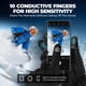 thumbnail image 3 of Guantes de invierno krosa 3M Thinsulate impermeables para hombre y mujer, 3 of 6