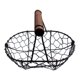 thumbnail image 2 of Cesta De Alambre Para Huevos, Cesta De Almacenamiento De Hierro Rústico Retro Para Mesa De Granja, Hogar, Café, 2 of 3