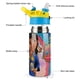 thumbnail image 3 of Mira: Detective Real Botella de Agua con Tapa Pop Top de Un Toque, Acero Inoxidable, a Prueba de Fugas, para Deportes, Botella Infantil azul 12 oz, 3 of 6