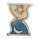 thumbnail image 1 of Accesorio De Tablero Ocupado De Madera Para Niños Pequeños, Enseñanza Temprana De Habilidades Prácticas, Reloj De Arena Azul, 1 of 5