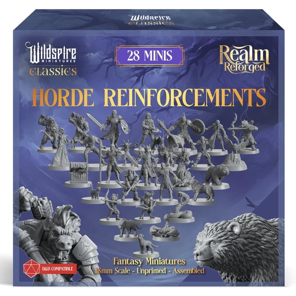 Miniaturas Wildspire Refuerzos de la Horda 28 mm sin pintar