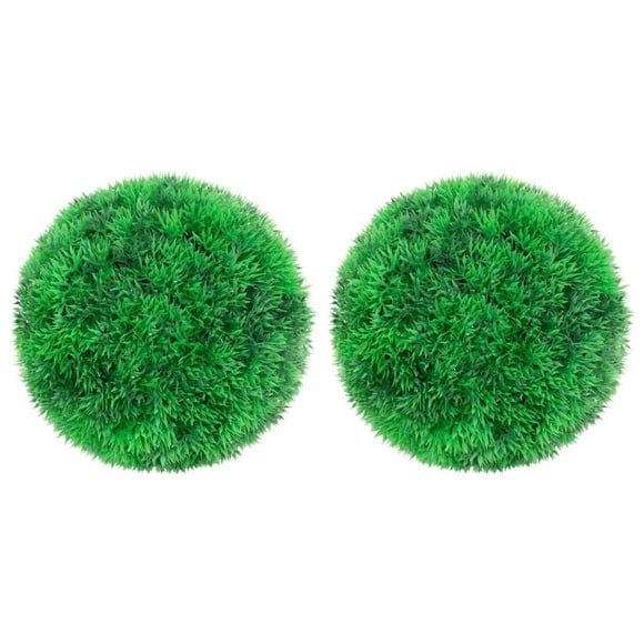 Par de bolas de boj artificial VidaXL de 22 cm para interiores y exteriores