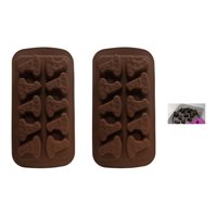 Genérico - 2 Moldes Halloween Moldes Silicona Halloween Gorro Bruja