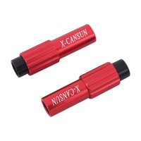 Magideal - Regulador De Tensión De Cable En Línea Indexado Para Bicicleta, Tensor De Cable De Bicicleta, Tensor De Cilindro En Línea Para Bicicletas De Montaña B Rojo