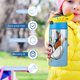 thumbnail image 5 of Tennessee Tuxedo y sus cuentos Botella de Agua con Tapa Pop Top de Un Toque, Acero Inoxidable, a Prueba de Fugas, para Deportes, Botella Infantil azul 12 oz, 5 of 6