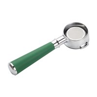 Magideal - Portafiltro De Café Sin Fondo De 51Mm, Portafiltro De Café Desmontable, Práctico Portafiltro De Espresso, Compactador De Café Expreso Para Amantes Del Verde