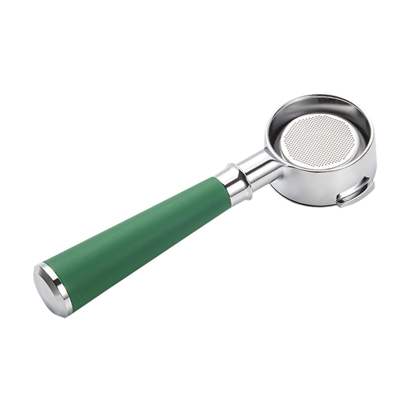 Magideal - Portafiltro De Café Sin Fondo De 51Mm, Portafiltro De Café Desmontable, Práctico Portafiltro De Espresso, Compactador De Café Expreso Para Amantes Del Verde