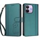 thumbnail image 3 of Funda Cartera Trébol para Xiaomi Redmi Note 17 Pro 5G con Ranuras Tarjetas y Carga Inalámbrica Verde oscuro, 3 of 6