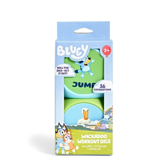 Juego Bluey Wackadoo Dice Imagination Act Out Family para todas las edades