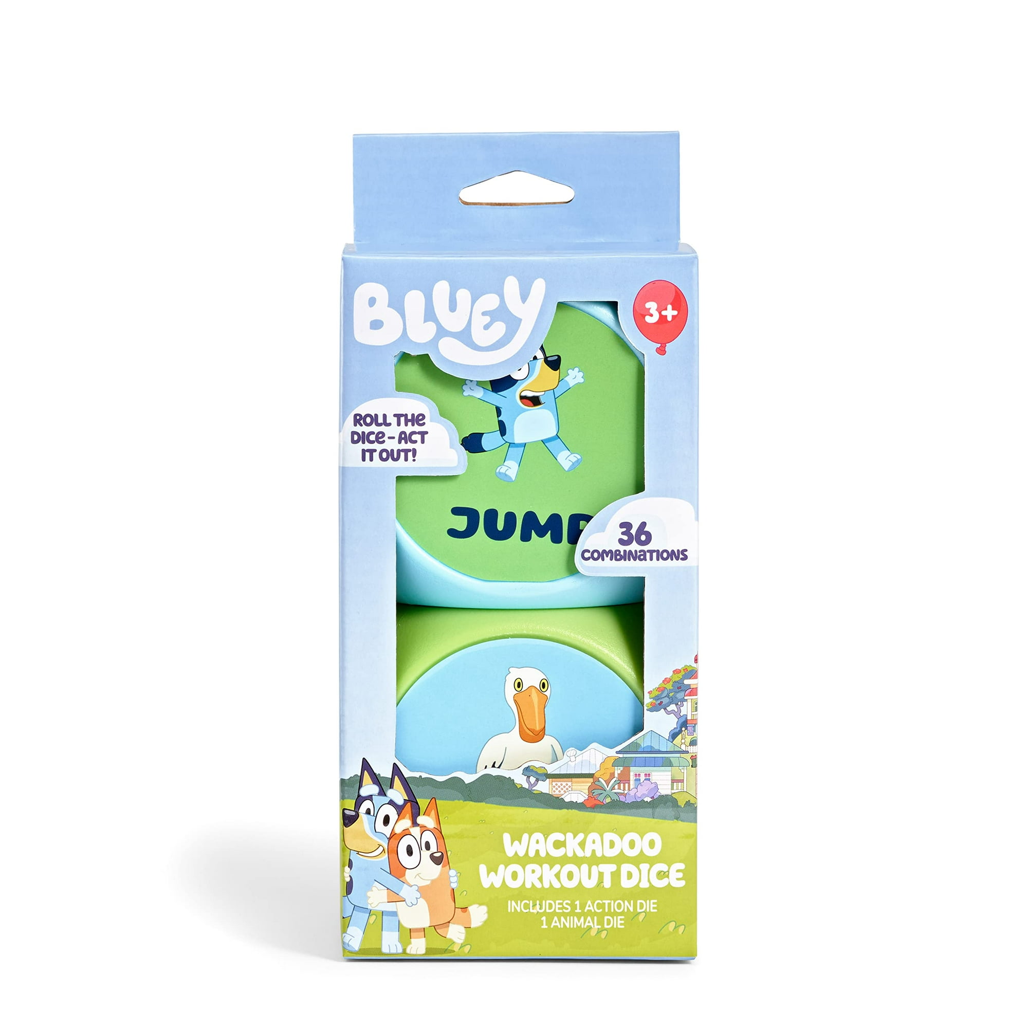 Little Kids - Juego Bluey Wackadoo Dice Imagination Act Out Family Para Todas Las Edades