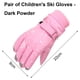 thumbnail image 4 of Guantes de bicicleta para niños y niñas, guantes de nieve para niños, guantes de esquí de invierno para niños, guantes cálidos a prueba de viento con bordado de rosas, guantes de esquí para niños, 4 of 5