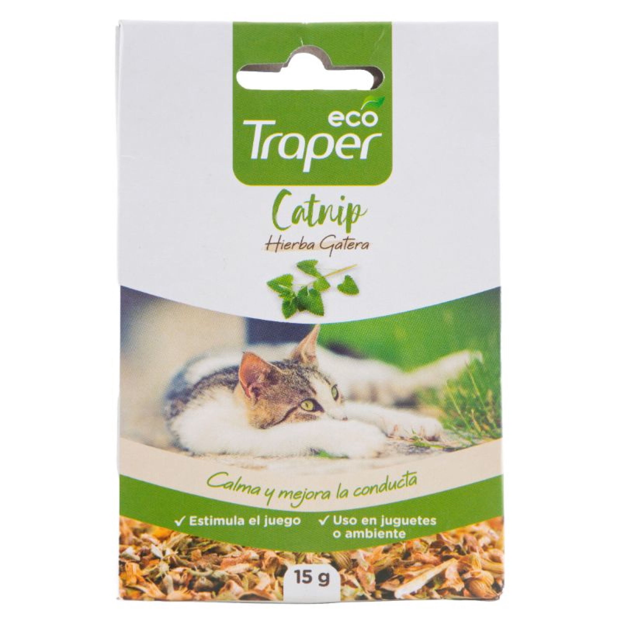 Catnip Seco Natural Traper Premium Para Gato