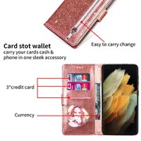 Funda Para Foxdock Elegante Funda Xiaomi 13 Ultra Glitter Con Cremallera-Ideal Para El Uso Diario